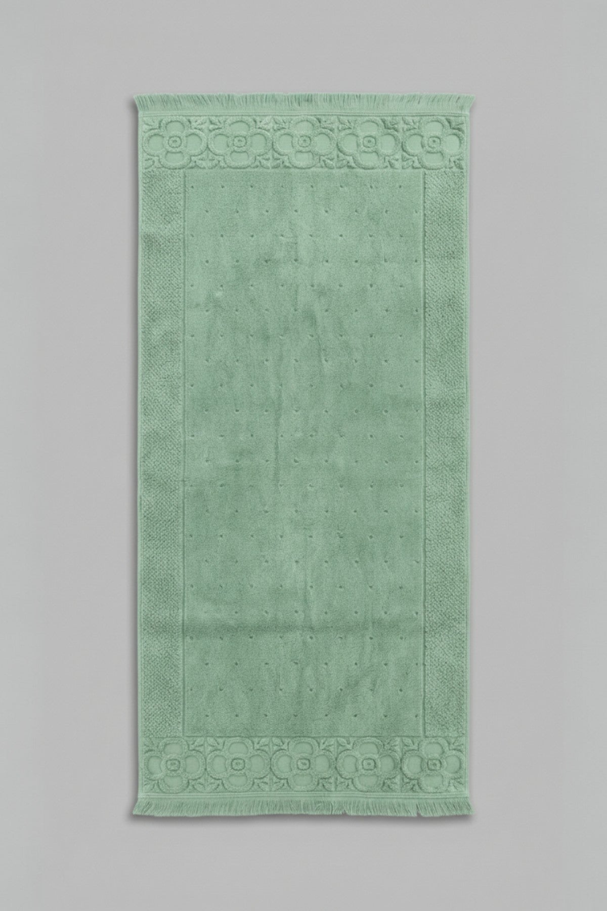 Fesun %100 Pamuk Ayak Havlusu - Mint Yeşili 70x130, 790 Gr