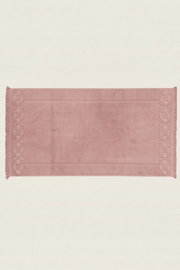 Fesun %100 Pamuk Ayak Havlusu - Pudra 60x130, 690 Gr