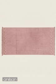 Fesun %100 Pamuk Ayak Havlusu - Pudra 70x130, 790 Gr