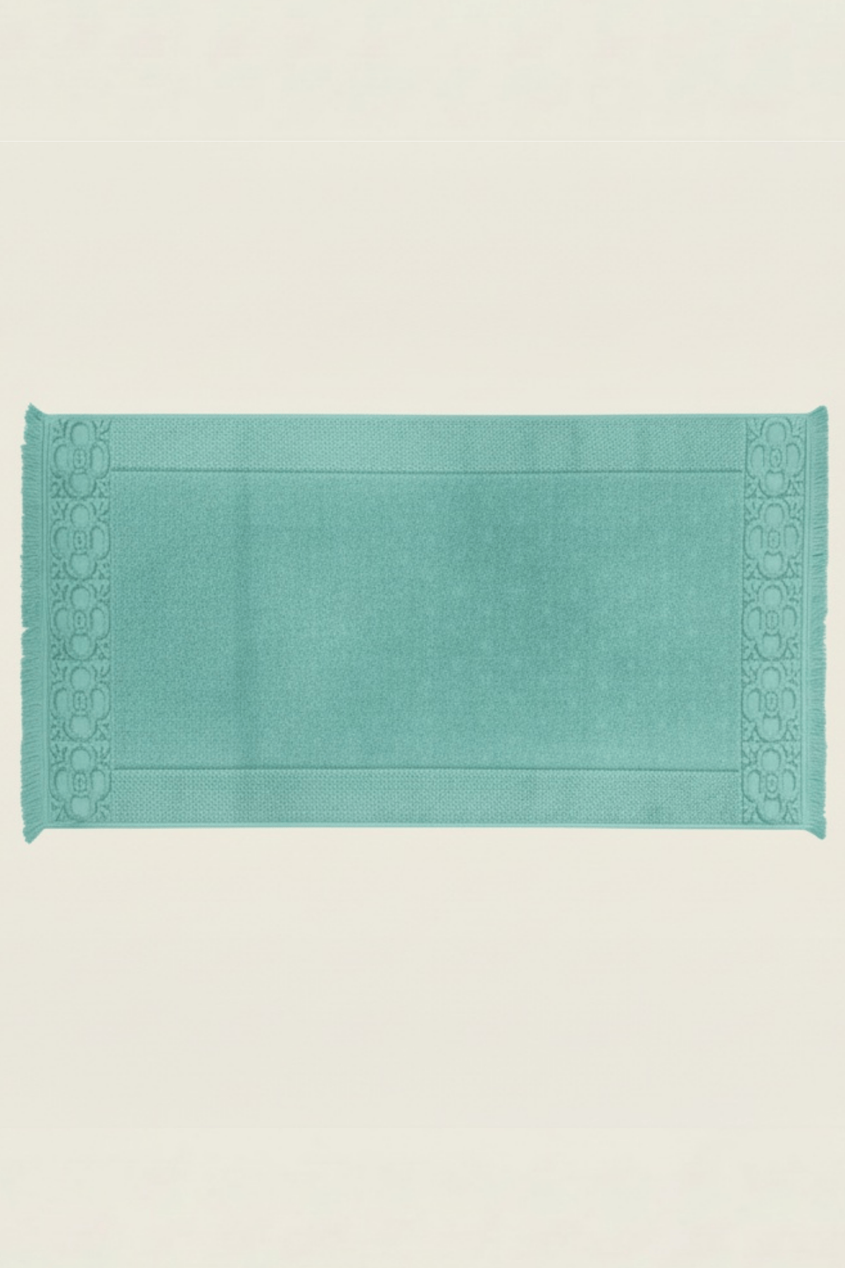 Fesun %100 Pamuk Ayak Havlusu - Turkuaz 60x130, 690 Gr