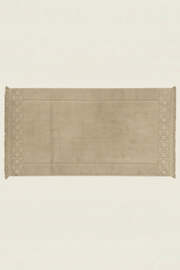 Fesun %100 Pamuk Ayak Havlusu - Vizon 60x130, 690 Gr