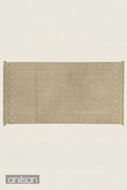 Fesun %100 Pamuk Ayak Havlusu - Vizon 70x130, 790 Gr