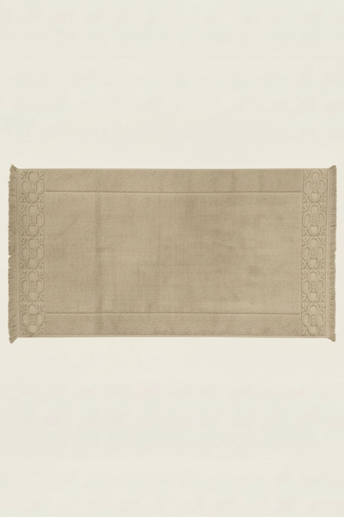 Fesun %100 Pamuk Ayak Havlusu - Vizon 70x130, 790 Gr