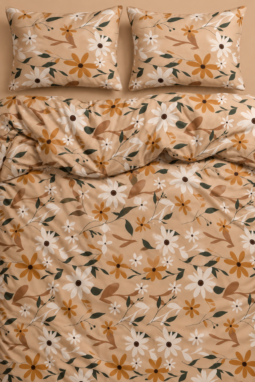 Floral Çift Kişilik Ranforce Nevresim Takımı %100 Pamuk