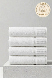 4'lü Halsey El Havlusu - 50x90 Cm, 300Gr, %100 Pamuk, Spa Ve Otel Havlusu