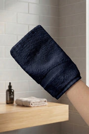 Havlu Banyo Kesesi 15x25cm - Lacivert %100 Pamuk