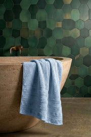 Işıl Premium Banyo Havlusu 70x140cm - Açık Mavi - %100 Pamuk - 600 gr/m2