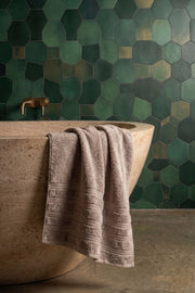 Işıl Premium Banyo Havlusu 70x140cm - Bej - %100 Pamuk - 600 gr/m2