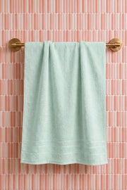 Melina Banyo Havlusu 70x140 cm - Mint Yeşili %100 Pamuk