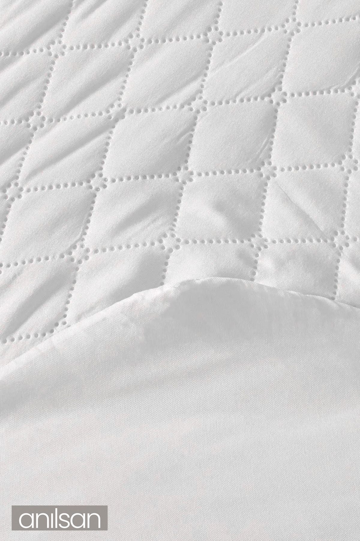Mikro Kapitone Fitted Full Kenar Sıvı Geçirmez Yatak Koruyucu Alez