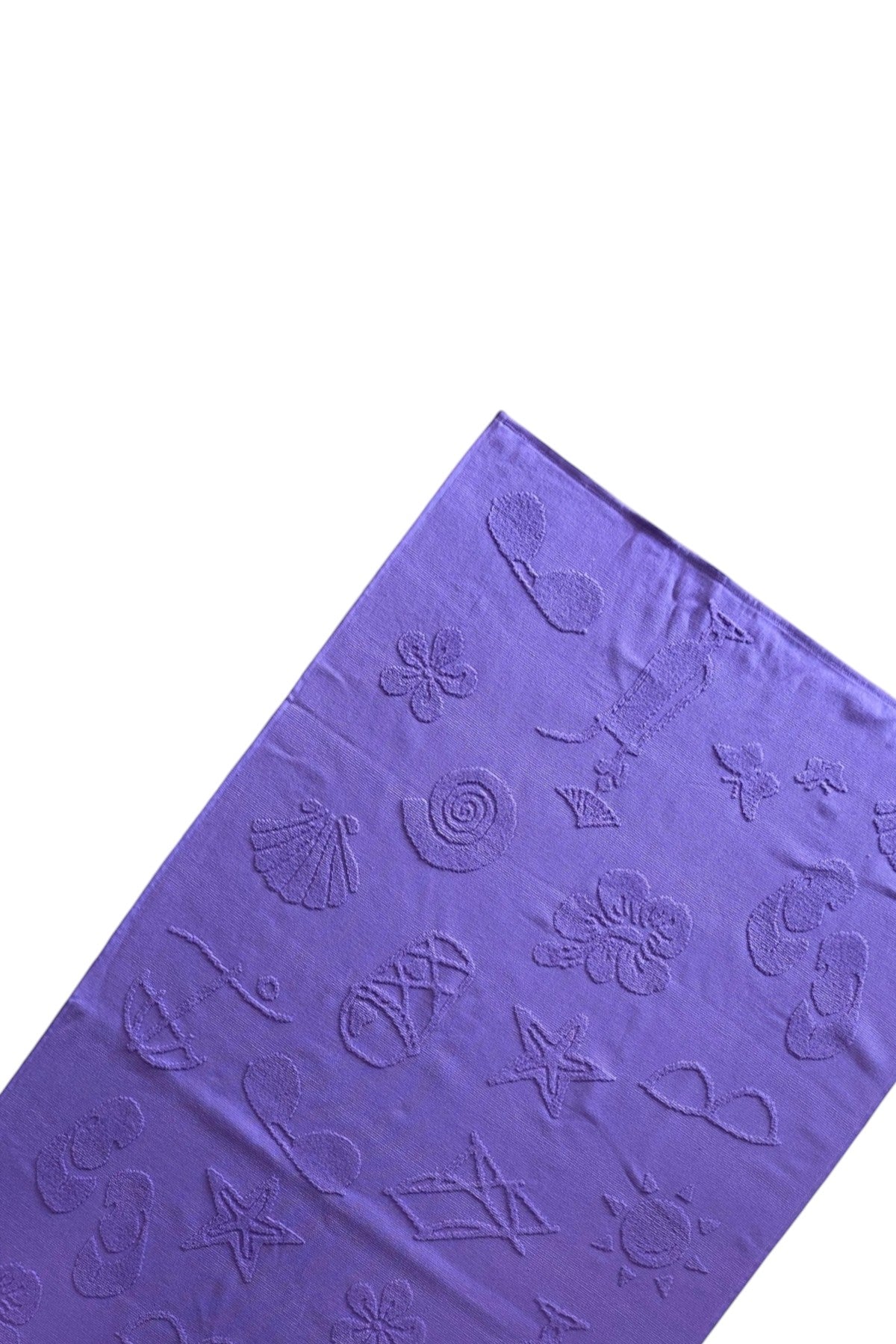 Nuvira Plaj Havlusu %100 Pamuk 75x150 Mor