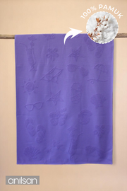 Nuvira Plaj Havlusu %100 Pamuk 75x150 Mor