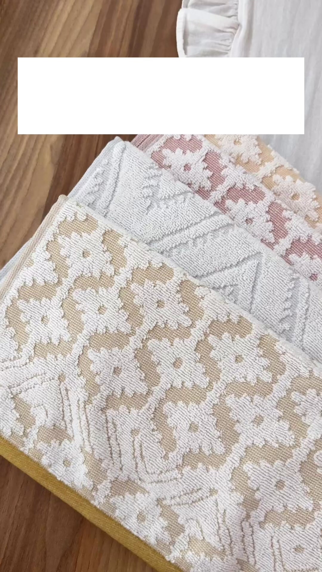 Videoyu aç: 4'lü Karya El Havlusu - 50x80 Cm, 170 Gr, %100 Pamuk, Spa Ve Otel Havlusu