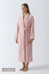 Şalyaka Bornoz Pembe %100 Pamuk Unisex Spa Için Ideal Kadın/Erkek