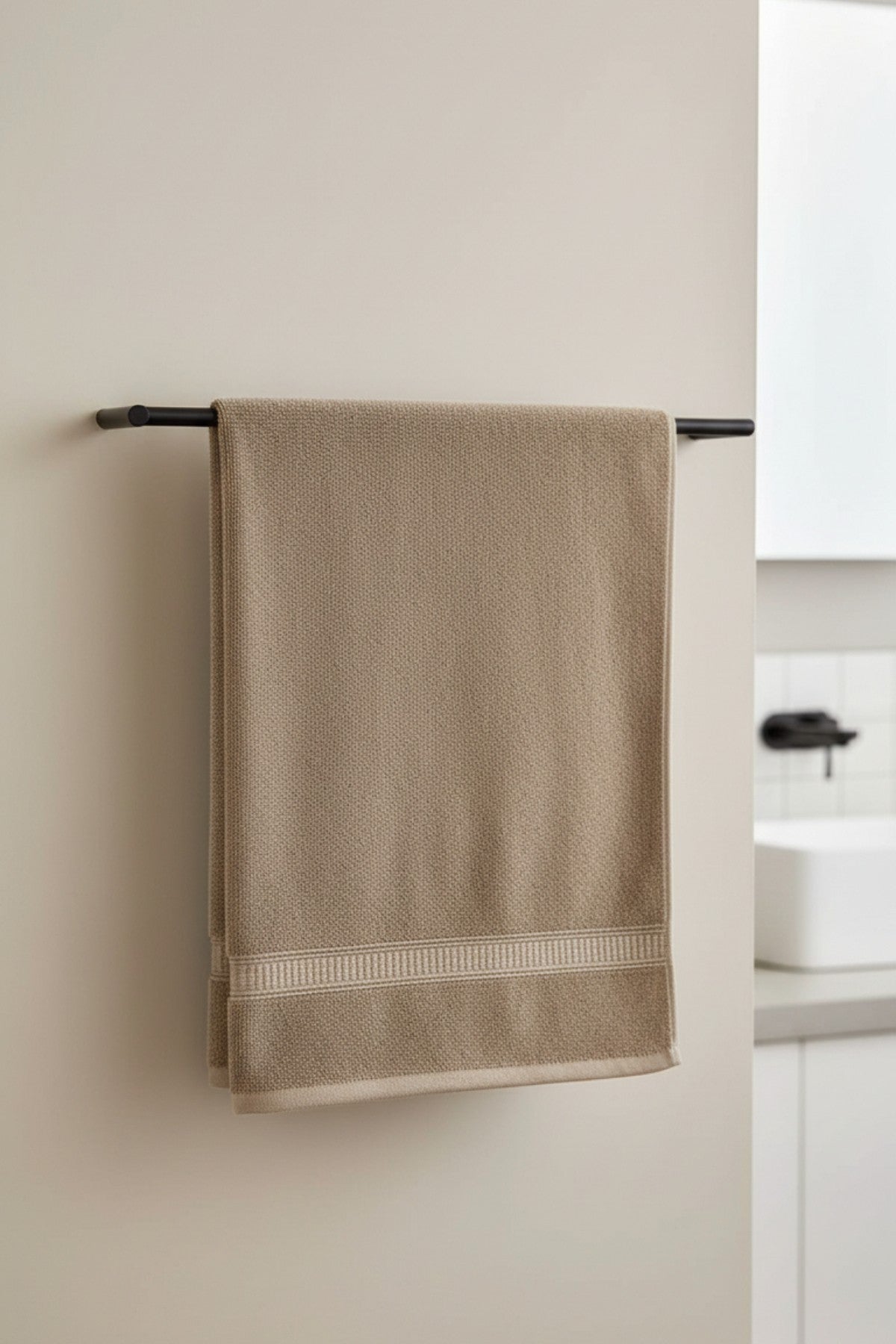 Sand Bej El Havlusu - 50x90 Cm, 230Gr, %100 Pamuk