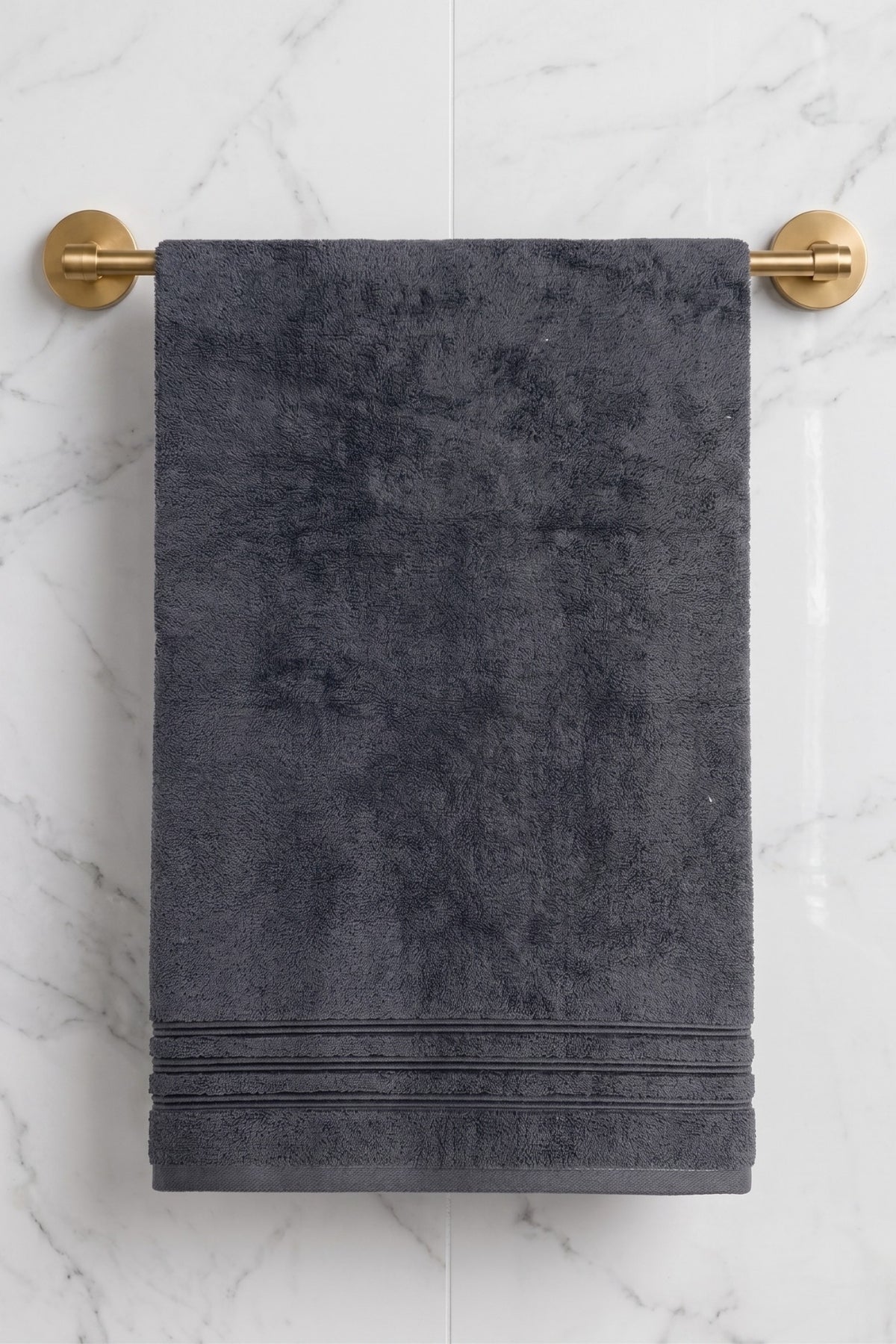 Selay Banyo Havlusu 70x140 cm - Mavi %100 Pamuk
