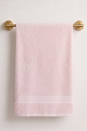 Sevim Banyo Havlusu 90x150 cm - Açık Pembe %100 Pamuk
