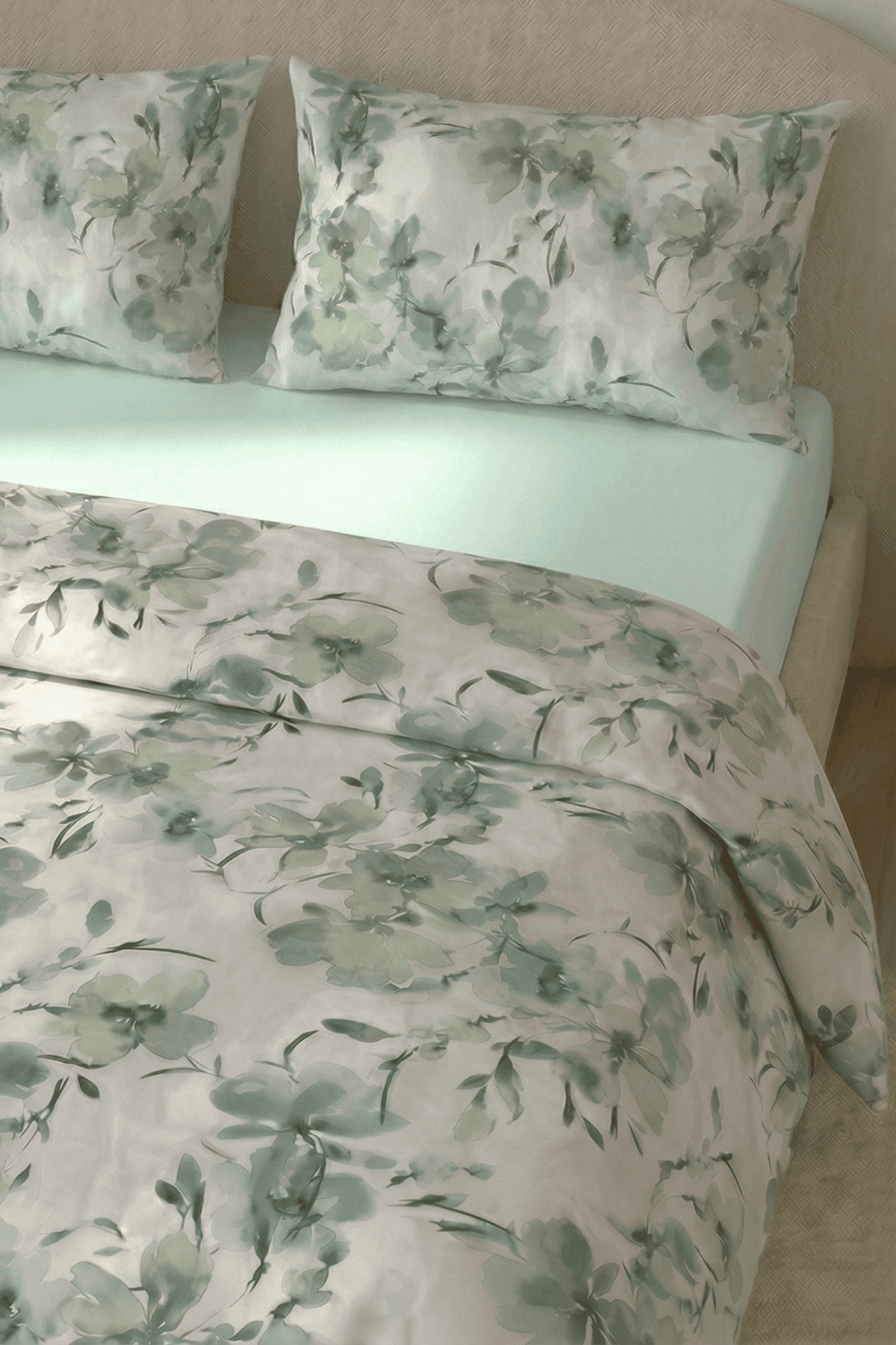 Greena Çift Kişilik %100 Pamuk Percale Nevresim Takımı