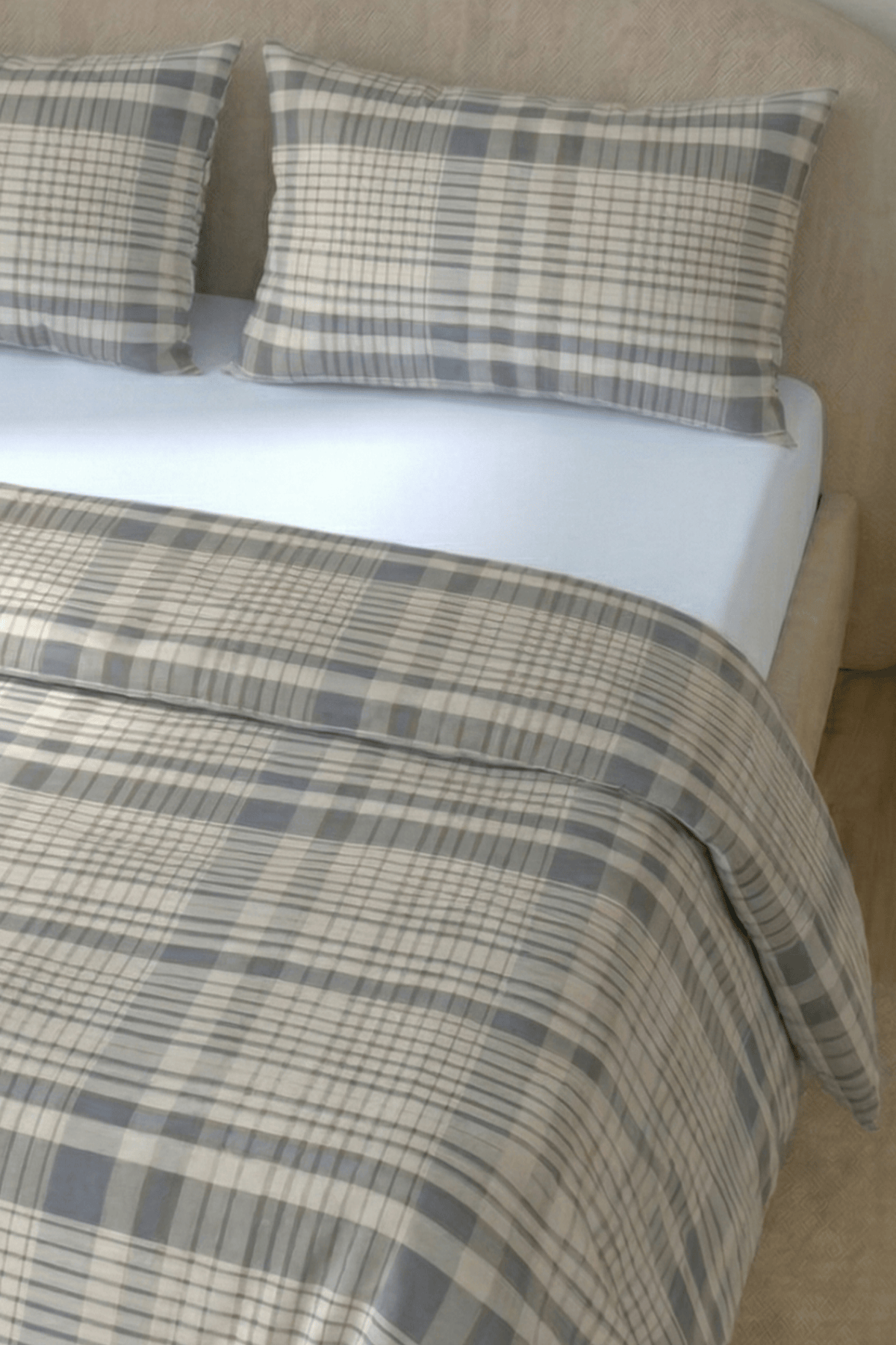 Ustica Blue Çift Kişilik %100 Pamuk Ranforce Nevresim Takımı