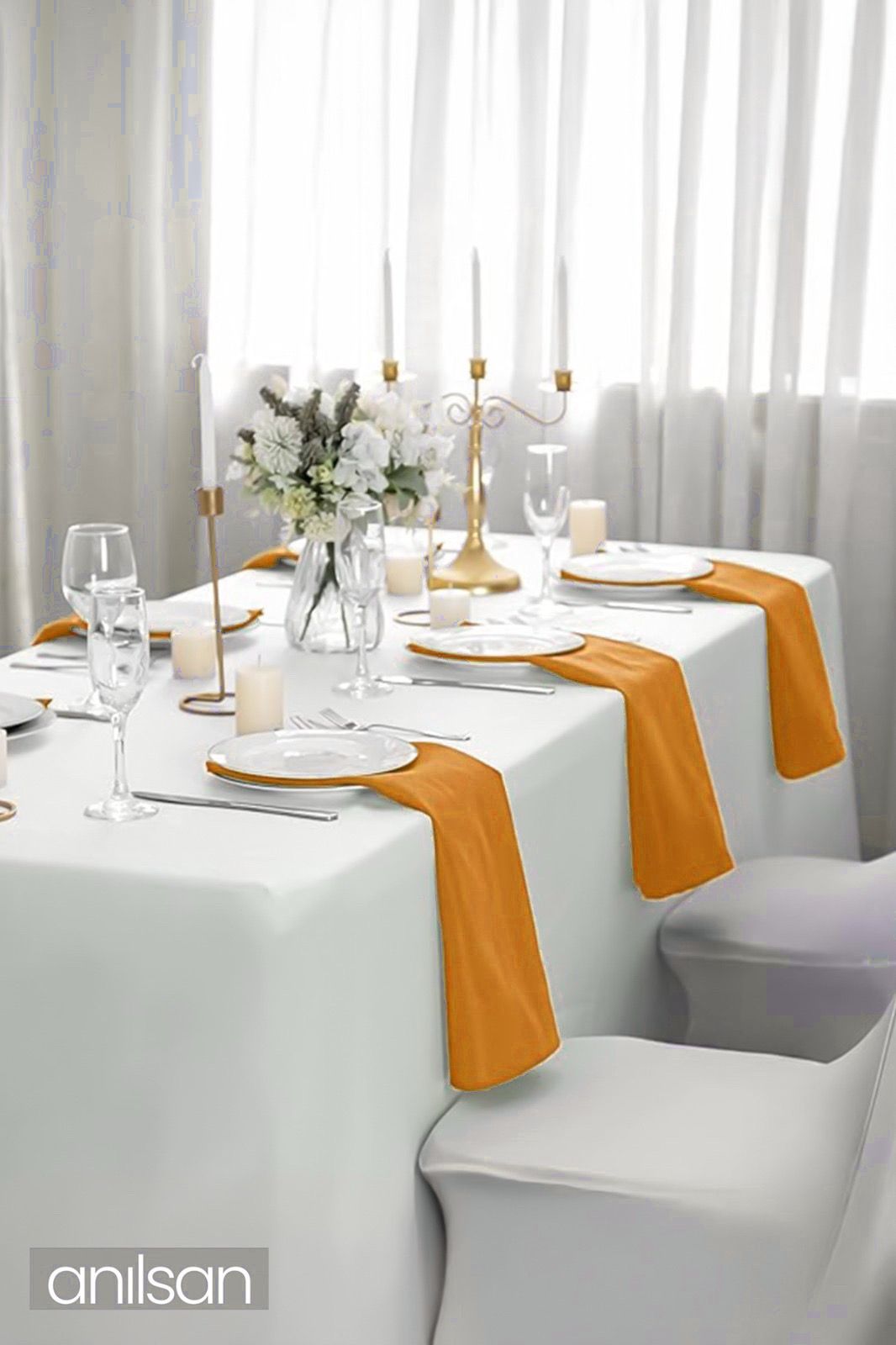 %100 Pamuk Peçete Somon Otel, Sunum, Restaurant, Davet