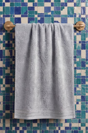 Yaz Banyo Havlusu 70x 140 cm - Koyu Gri - %100 Pamuk