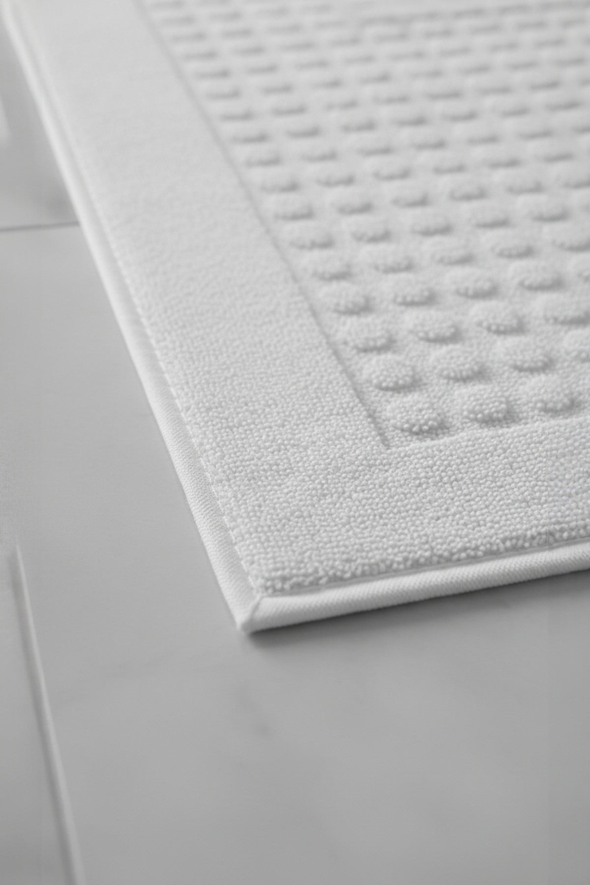Zivra %100 Pamuk Ayak Havlusu - Beyaz 60x130, 690 Gr