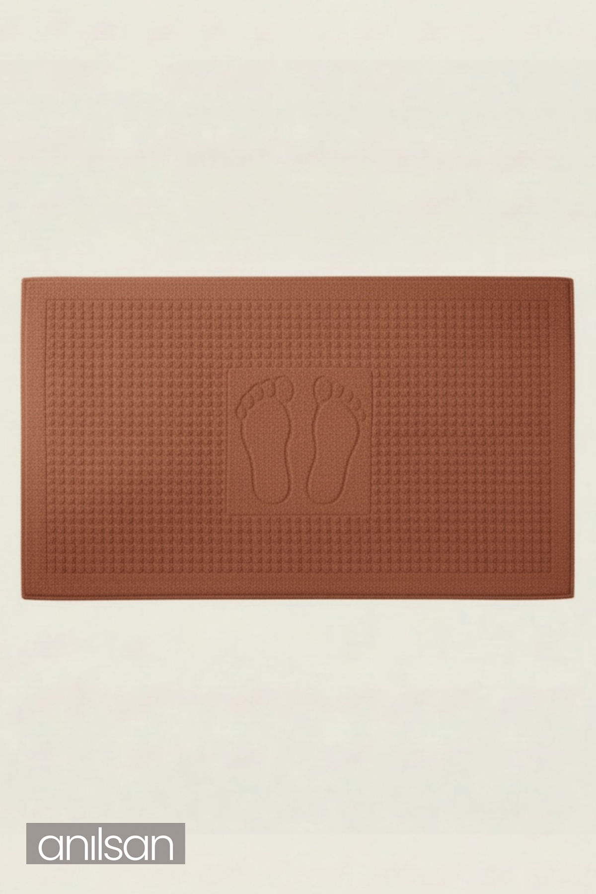 Zivra %100 Pamuk Ayak Havlusu - Kiremit 70x130, 790 Gr