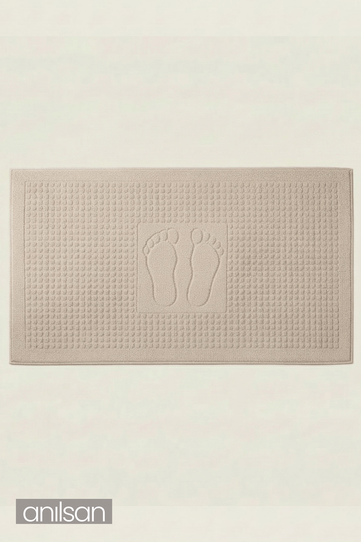 Zivra %100 Pamuk Ayak Havlusu - Vizon 70x130, 790 Gr